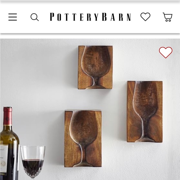 Pottery Barn Art Pottery Barn Glass Molds Art Wall Set Poshmark
